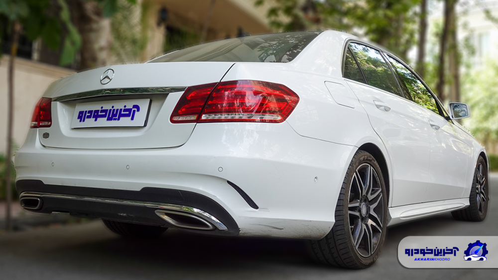 نمای عقب مرسدس بنز E200 مدل 2014 اتاق W212