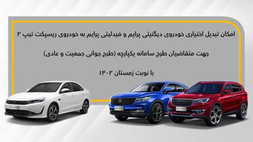 جزئیات طرح تبدیل فیدلیتی پرایم