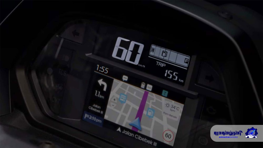 نمایشگر یاماها NMAX توربو