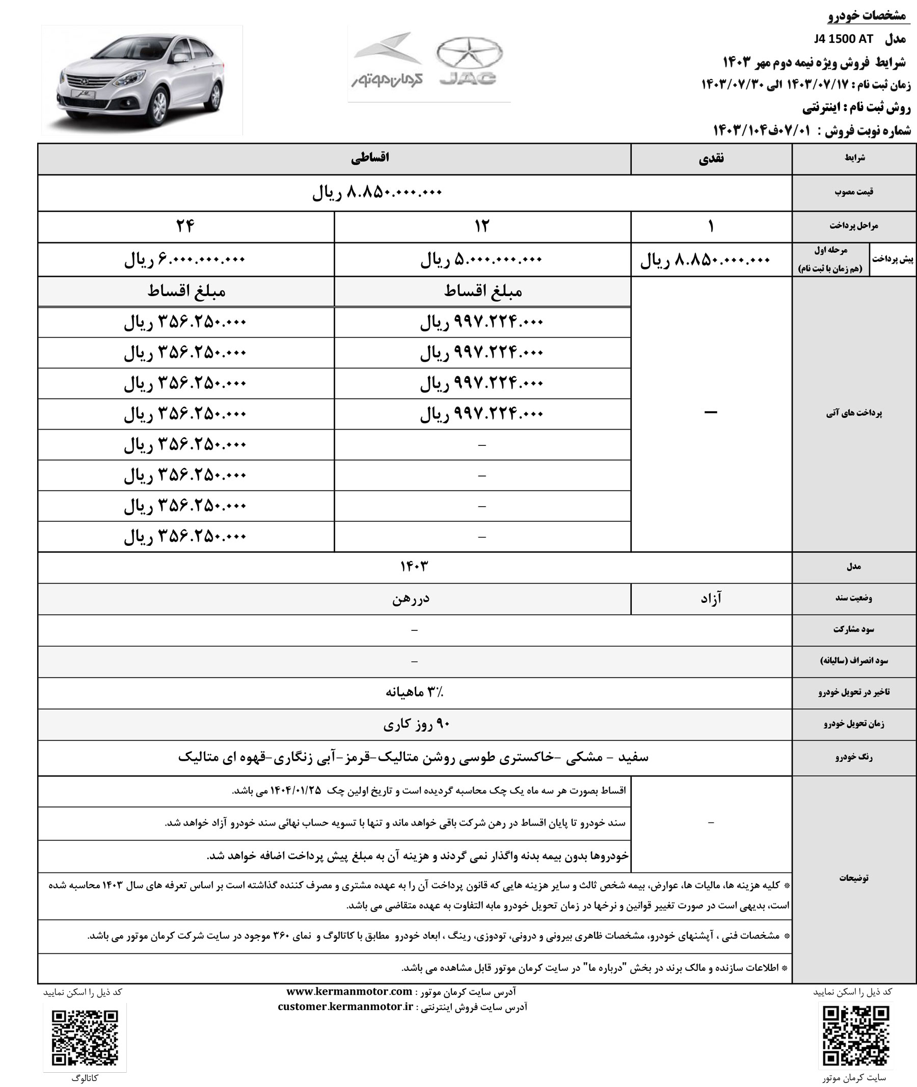 فروش کرمان موتور مهر