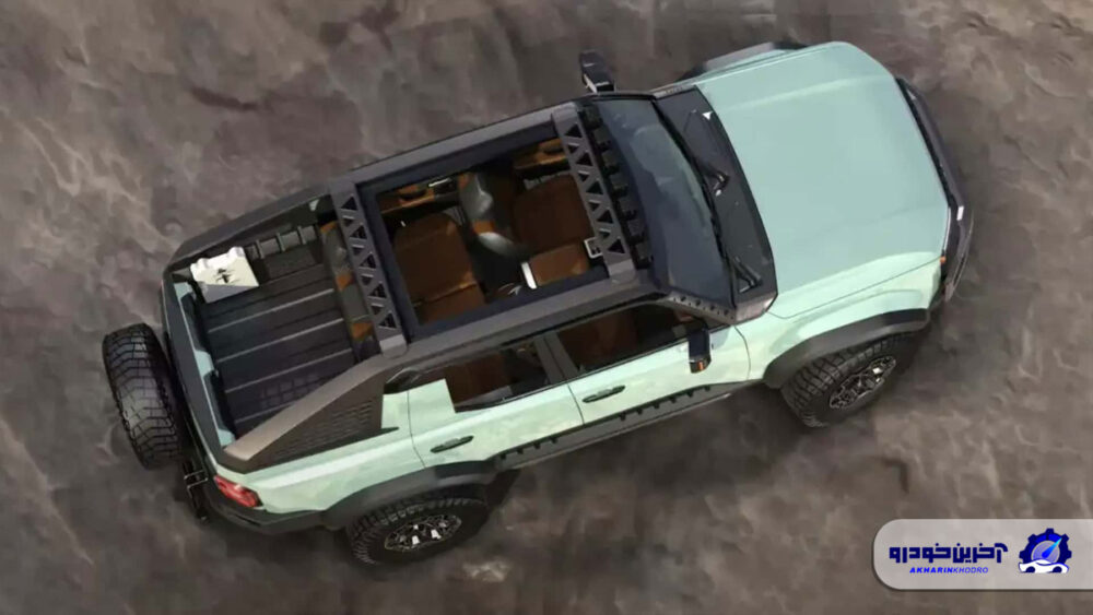 نمای بالا تویوتا فوررانر TRD Surf
