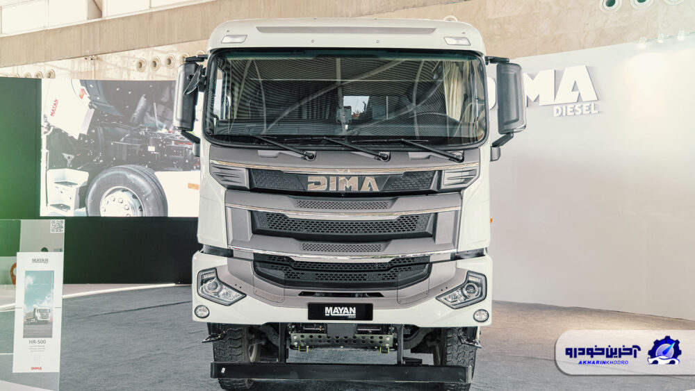 رونمایی کمپرسی DIMA 6X4 مدل HR500