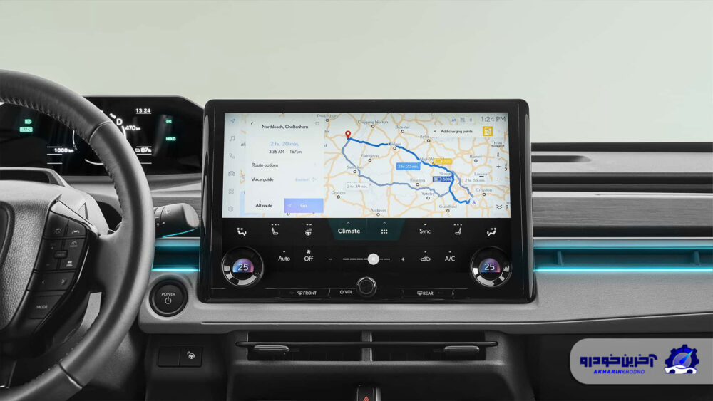 نمایشگر تویوتا C-HR+