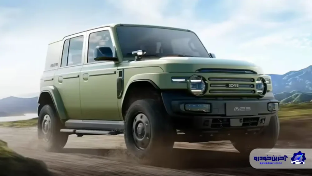 نسخه رترو از چری iCar V23 معرفی شد ؛ طراحی کلاسیک برای شاسی بلند برقی
