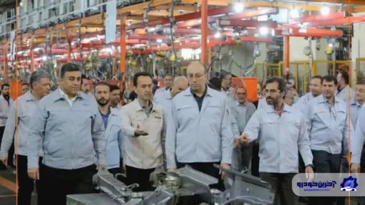 بازدید مدیرعامل گروه خودروسازی سایپا از روند تولید ایدکوپرس و ایران کاوه