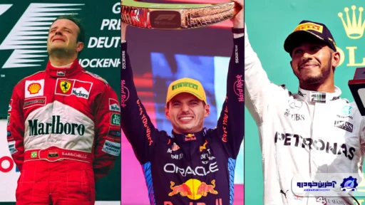 مروری بر چند مورد از قابل توجه‌ ترین کسب سکو در تاریخ فرمول یک