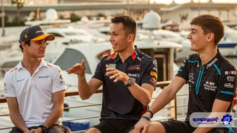 ۳: رانندگان تازه‌کار فصل ۲۰۱۹: الکس آلبون، لاندو نوریس، آنتونیو جیوویناتزی، جورج راسل