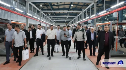 بازدید نمایندگان گروه خودروسازی آرتابان از کارخانهAMG