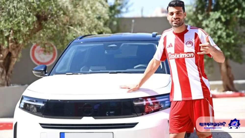 طارمی و خودروی جدیدش ؛ هدیه المپیاکوس به مهدی آقای گل