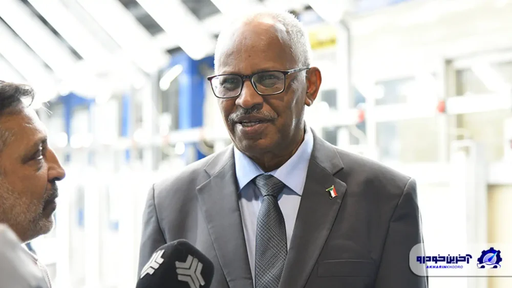 سفیر سودان در ایران : تحولات شگفتانگیز سایپا ؛ مایه افتخار ایران و منطقه است