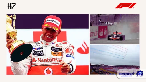 مسابقه شماره 7؛ یورش همیلتون به سمت قهرمانی با پیروزی باشکوه در هوای بارانی - گرندپری بریتانیا ۲۰۰۸