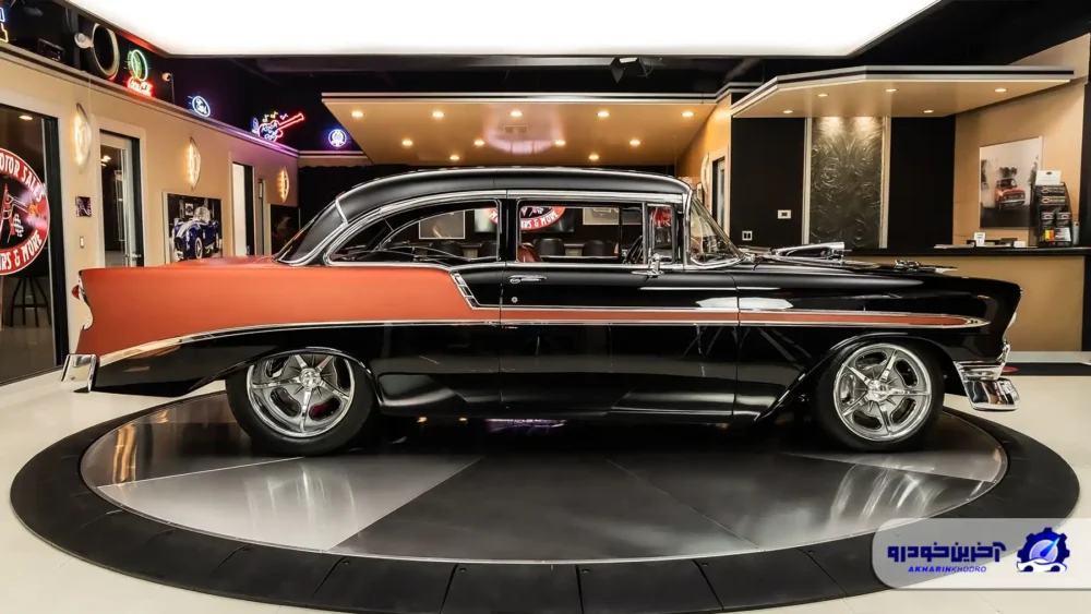 فروش جواهری کلاسیک توسط ونگارد موتور؛ شورولت بل ایر بازسازی‌شده با قلب V8 و قیمت نجومی