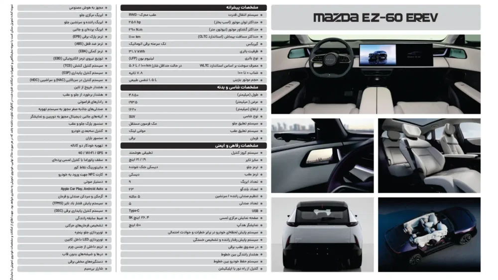 عرضه جدیدترین محصول مزدا با آفتاب خودرو ؛ مزدا EZ-60 در مسیر ایران
