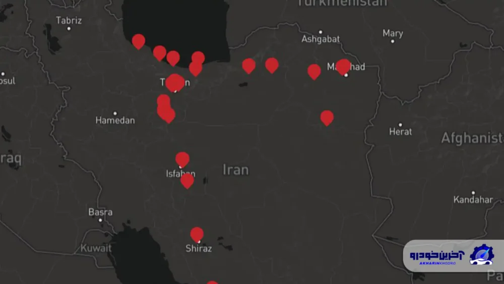 گسترش بزرگترین شبکه شارژ خودروی برقی کشور توسط نبکا