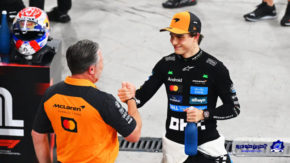 شکست نوریس و پیاستری توسط ورشتپن در مسابقه تعیین خط ابوظبی