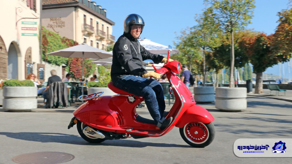 موتور سیکلت وسپا RED 946 ؛ مشخصات فنی + تجربه سواری