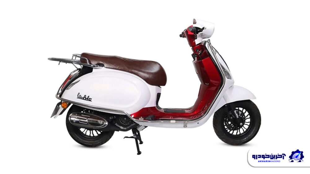 طراحی ظاهری موتور سیکلت ویشتا ۱۵۰ طرح وسپا