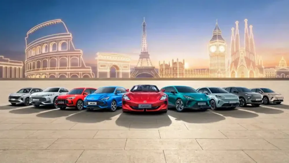 ام جی تاریخ‌ساز شد؛ نخستین برند چینی با رکورد فروش یک میلیون خودرو در اروپا