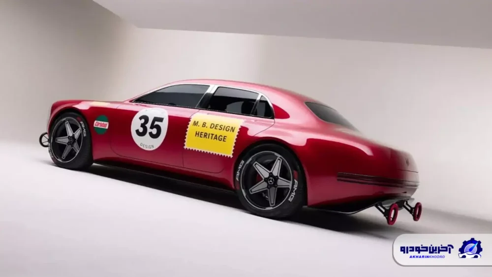 ترکیب فرم کلاسیک و جزئیات آینده‌نگر در کانسپت خوک قرمز مرسدس بنز