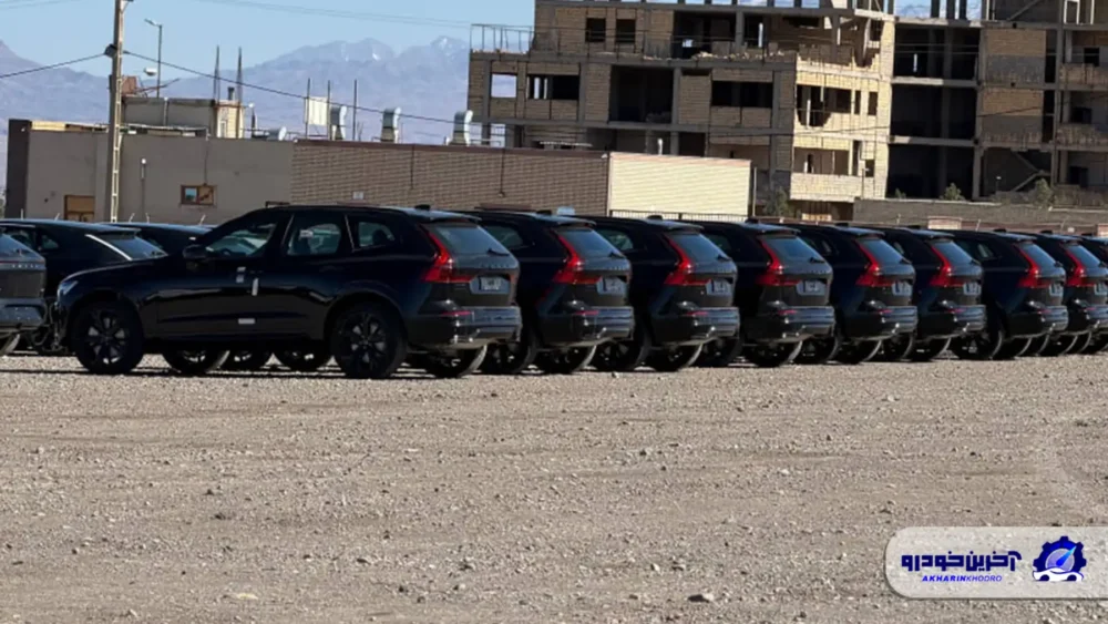 خودروهای وارداتی آفتاب خودرو در گمرک