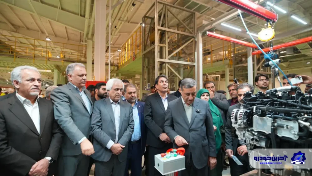 افتتاح خط تولید موتور TGDI در کرمان موتور